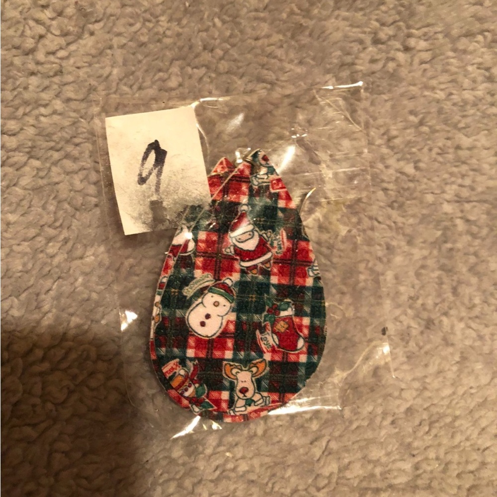 Festive Plaid Earrings